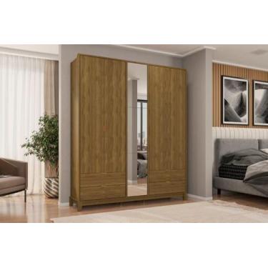 Imagem de Roupeiro / Armário / Guarda Roupas GRAF Pés em Madeira Maciça Corrediç