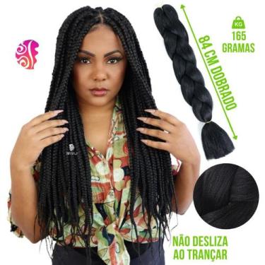 Imagem de Kanekalon Jumbo/Jumbinho Box Braids Ultra Varias Cores 165 Gr - Nao De