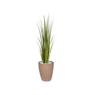 Imagem de Planta Árvore Artificial Grass 1,20 m Kit + Vaso E. Bege 30 cm - FLORE