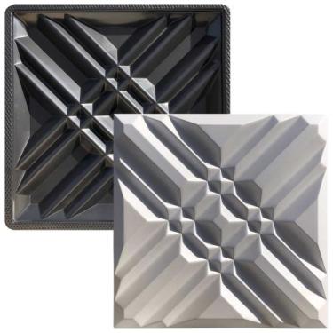 Imagem de Forma 3D Gesso e Cimento ABS - Xis 40x40 - Xmoldes Formas 3D