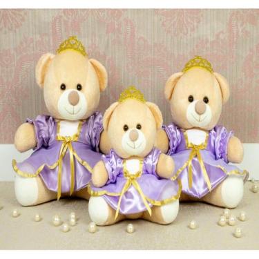 Imagem de Trio de princesas pelucia para nichos  - CKD CONFECCOES, Lilás