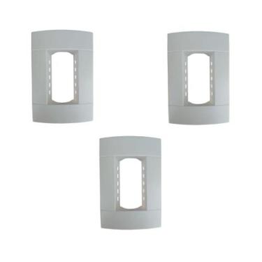 Imagem de Kit 3 Placa/Espelho 2Mod+Suporte Lunare Up Schneider S421237