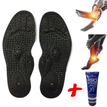 Imagem de Palmilha Magnética Carvão Ativo - Fascite Plantar e Esporão + Pomada F