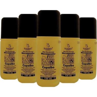 Imagem de Kit Plus 5 Óleo Massageador Copaiba Centela Asiática 130Ml - Bio Insti