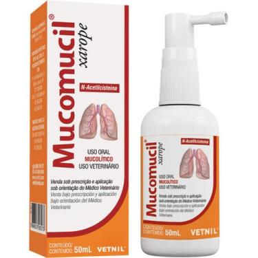 Imagem de Mucomucil Xarope Vetnil Expectorante - 50 mL
