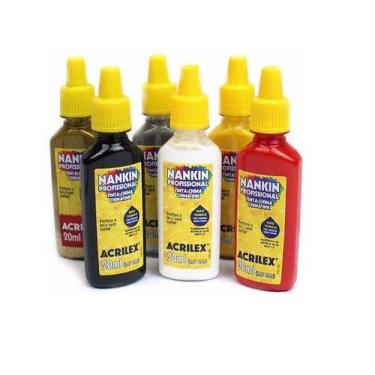Imagem de Tinta Nankin Profissional para Contornos 20ml Acrilex, AZUL TURQUESA