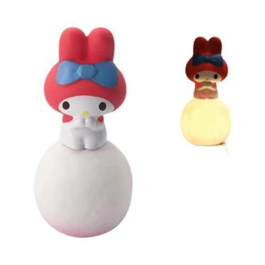 Imagem de Abajur Kawaii Sanrio - Hello Kitty, Kuromi e Cinnamoroll - Luminária d