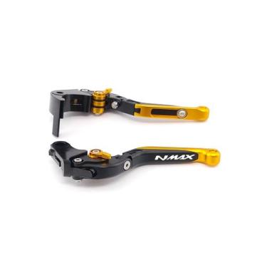 Imagem de Manete Articulado Motocicleta Nmax 160 Yamaha Gravado a Laser - Sem ma