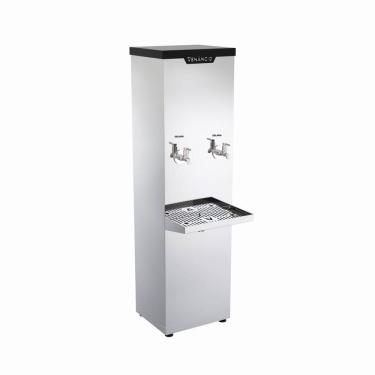 Imagem de Bebedouro Industrial Refrigerado Inox De Coluna 25L 2 Torneiras Geladas BI25L 127V