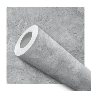 Imagem de Papel de Parede Adesivo Cimento Queimado Concreto Industrial Moderno -