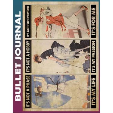 Imagem de Bullet Journal: Golf It's Not A Phase It's My Life Dot Grid Paper, Invest 10 minutes daily to Mental, Physical and Emotional Health Planner, Record To ... Ruled 110 Pages Undated, Quotes on Every Page