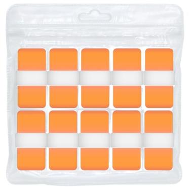 Imagem de Fita de aderência de tênis laranja - Overgrip de tênis para raquete de tênis - Fita de aderência para raquete de tênis - Fita de aderência para remo de pickleball