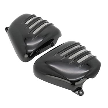 Imagem de Tampa do painel de carenagem lateral da bateria esquerda direita para Triumph Bonneville T100 SE ACE Scrambler 900 Thruxton 2001-2015, preto brilhante