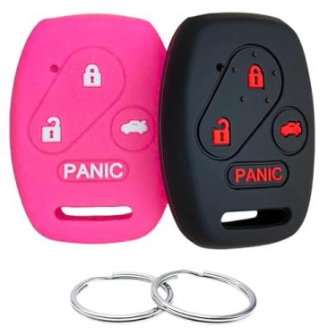 Imagem de REPROTECTING Capa de borracha de silicone compatível com Honda Civic SI Hybrid EX Accord CR-V EX SE Pilot Element KR55WK49308 N5F-A05TAA N5F-S0084A