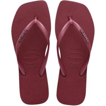 Imagem de Havaianas - Chinelo Havaianas Slim Square Logo Metallic Amaranto