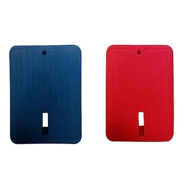 Imagem de Pacote com 2 capas protetoras de silicone macio compatível com Toshiba Canvio Basics A5 1TB 2TB disco rígido externo portátil, HDD, à prova de choque, à prova de quedas, resistente a arranhões (preto