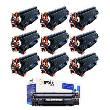 Imagem de Kit 10 Toner Compatível Para Impressora P1102w M1132 M1210 Ce285a cb43
