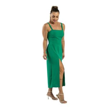 Imagem de Vestido Midi Aniversários Pré-Wedding - CCS MANIA, Verde, G