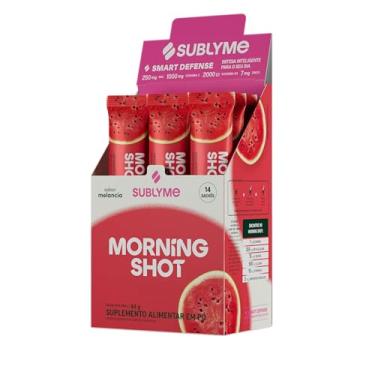Imagem de Morning Shot Melancia - Travel Size (84g) - Sublyme | Suplemento em Pó com Vitamina C, Vitamina D, Própolis e Zinco | Efeito Anti-Inflamatório, Auxílio à Imunidade, Ação Antioxidante, Aporte de Vitaminas e Minerais