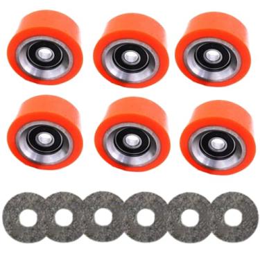 Imagem de 70298701 70298701P 70052601P Rolamento de rolo de suporte para secadora 6 peças 70298701 70568201 para Speedqueen Alliance Huebsch IPSO