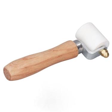 Imagem de Rolo de Costura Resistente a Altas Temperaturas Rolo de Pressão de Madeira Ergonômico para Membrana de Impermeabilização de PVC Ferramenta de Construção de Filme de Lona Adequada