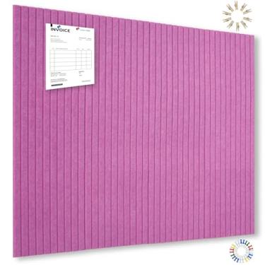 Imagem de Placa de cortiça grande para escritório placa de feltro preta - Rosa 12 peças