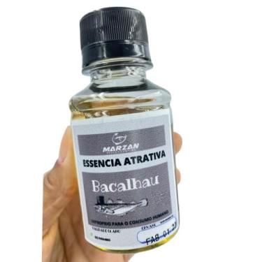 Imagem de Essência Atrativo Bacalhau Oleosa Para Rio Mar Isca e Massas - Marzan
