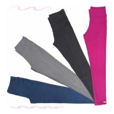 Imagem de Kit 2 Leggings Montaria Cotton Juvenil - Paraíso Do Conjunto, 16