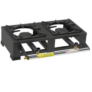 Imagem de Fogão de Mesa Itajobi 2 Bocas Simples Alta Pressão - Itajobi Fogões