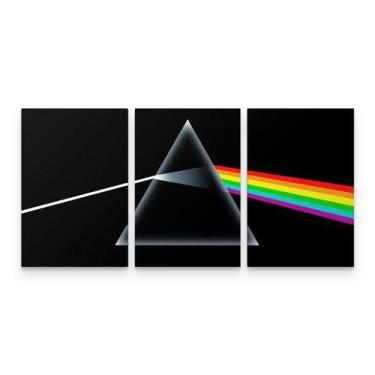 Imagem de Quadro Pink Floyd Rock Dark Side of the Moon Mosaico - Loja Wall Frame