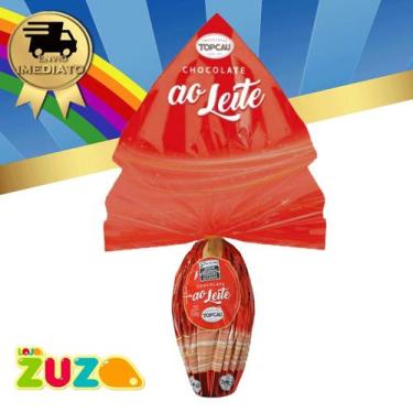 Imagem de Ovo De Páscoa TopCau Chocolate Ao Leite 150g - Zuza