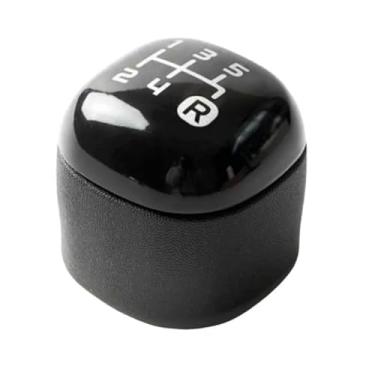 Imagem de Yoegerery Botão de alavanca de engrenagem compatível com Fiat compatível com Panda de 2012 - Preto 5 velocidades preto plástico preto alavanca de mudança de marchas alavanca de engrenagem de handebol