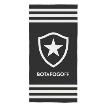 Imagem de Toalha de Time Praia E Piscina, Licenciada, Aveludada, 1,40mx70cm, Altihaus, Secagem R�pida, Macio - Lepper (Botafogo)