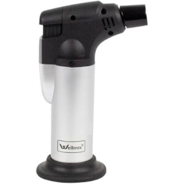 Imagem de Mini Maçarico Portátil Gás Acendimento Automático Regulagem de Chamas