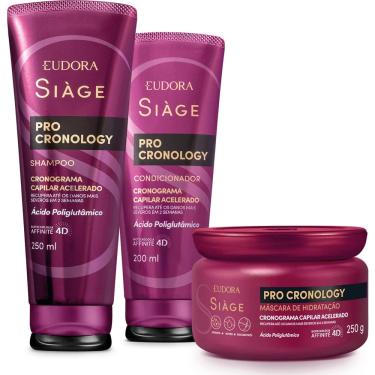 Imagem de Eudora Kit Siàge Pro Cronology: Shampoo + Condicionador + Mascara