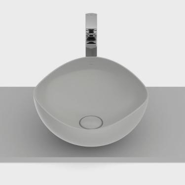 Imagem de Kit 2 Cubas de Apoio 37,5x37,5cm Ruy Ohtake Roca Stone