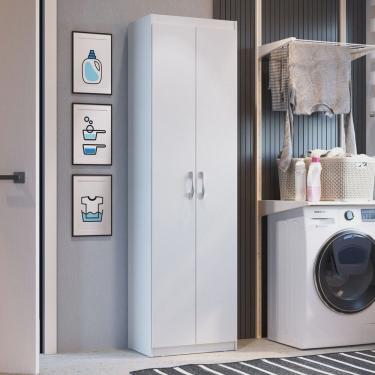 Imagem de Armário 2 Portas de Bater 5 Prateleiras Multiuso