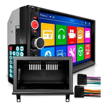 Imagem de Kit central multimidia MP5 7 pol com moldura corsa G1 hatch sedan 1993 A 2016