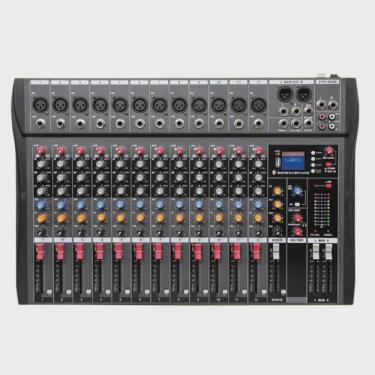 Imagem de Mesa De Som vedo 12 Canais Com Bluetooth, Delay, Usb, Mp3, + 48V