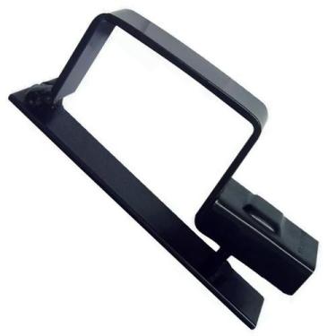 Imagem de Trava para portão de garagem tipo abraçadeira com 9cm x 4cm - Tecnotra