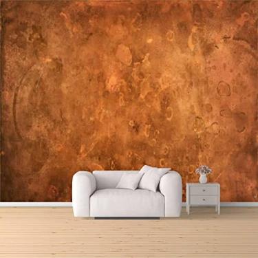 Imagem de Papel de parede de cobre desgastado removível autoadesivo grande papel de parede 3D adesivo mural de parede decoração de casa para sala de estar quarto