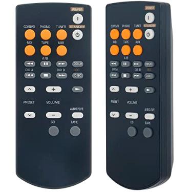 Imagem de Controle remoto de substituição RAX15 adequado para amplificador estéreo Yamaha Sound Bar AX-397 AX-497 AX397 AX497 WF67620 RAX15