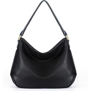 Imagem de Bolsa Hobo Montana West em material vegano macio MWC-085BK para mulher