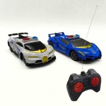 Imagem de Carro Controle remoto Policia Brinquedo carrinho slayer 7 funções - WB