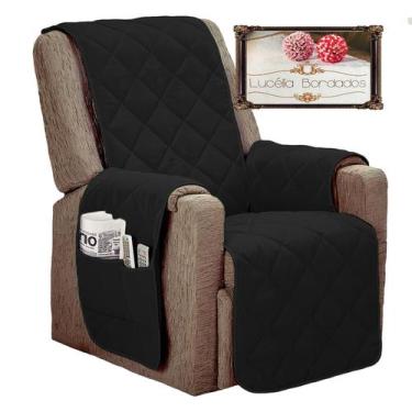 Imagem de Capa protetora para poltrona do papai retratil e reclinavel com fixado
