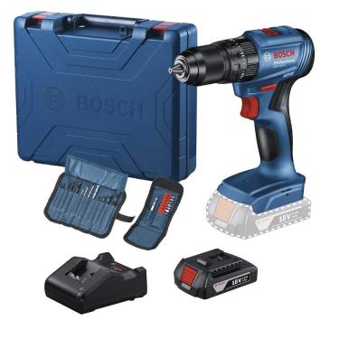 Imagem de Parafusadeira Furadeira Bosch 18V GSB 185-LI Com Bateria BL