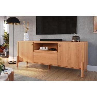 Imagem de Rack Bancada para Tv Sala de estar Gliss Lukaliam, JEQUITIBA