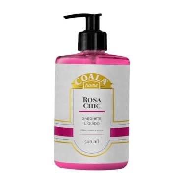 Imagem de Coala Sabonete Liquido Maos e Corpo Limpa Hidrata Perfuma 500ml Rosa Chic