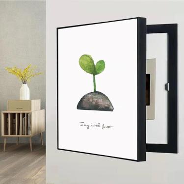 Imagem de Armário de capa da caixa de fusíveis Decorativa de tampa elétrica do medidor elétrico, painel elétrico, oculte pinturas da caixa de distribuição elétrica caixa decorativa, C, 50x70cm