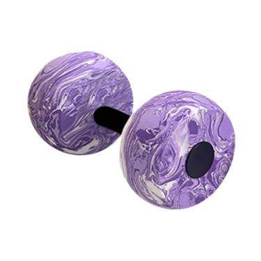 Imagem de UGPLM Halteres para exercícios aquáticos, esportes aquáticos, equipamentos aeróbicos, fitness em piscina, profissional, homens e mulheres, peso leve, Roxo E Branco